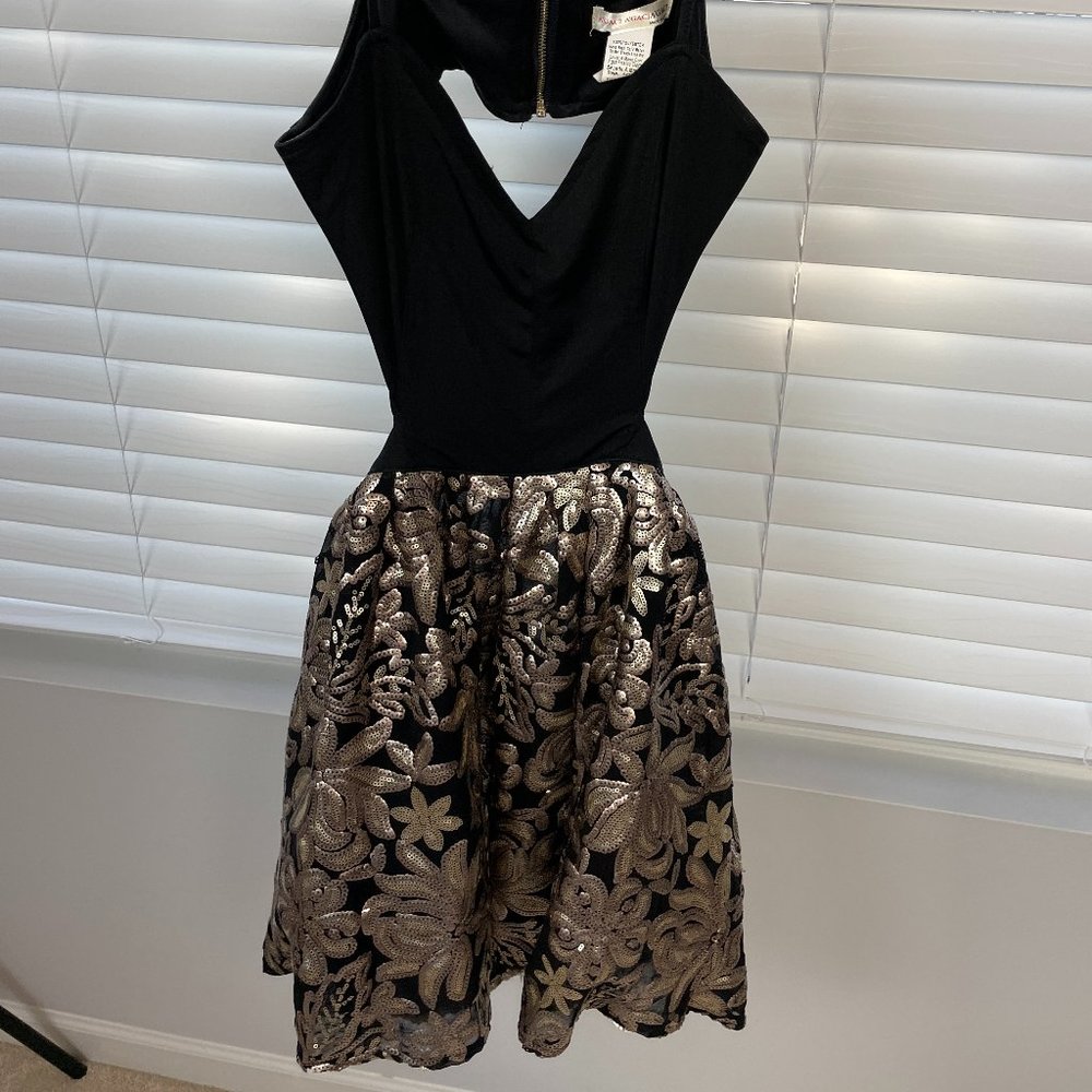 A'Gaci Black/Gold Short Dress (Used)